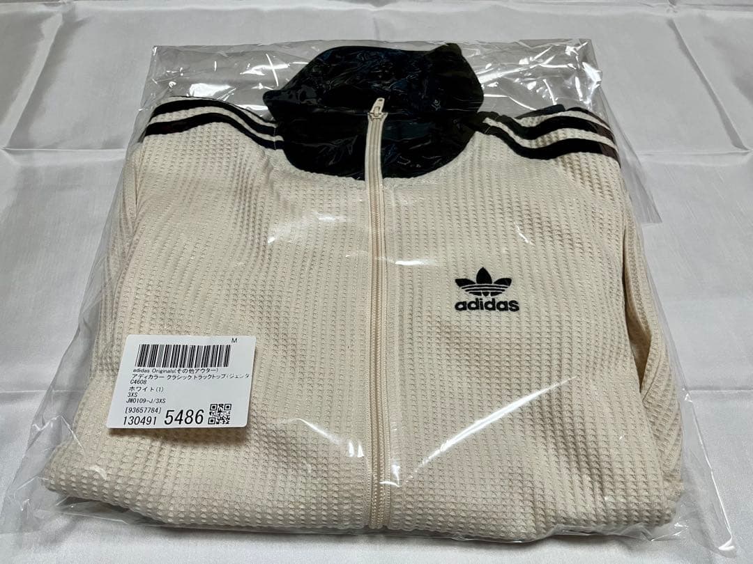 アディダス　アディカラー ワッフル クラシック トラックトップ　3XS ホワイト
