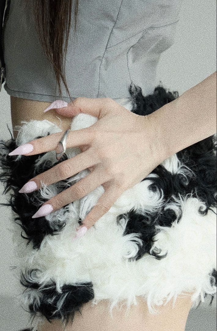 theredthread S ring biker shorts cow カウ