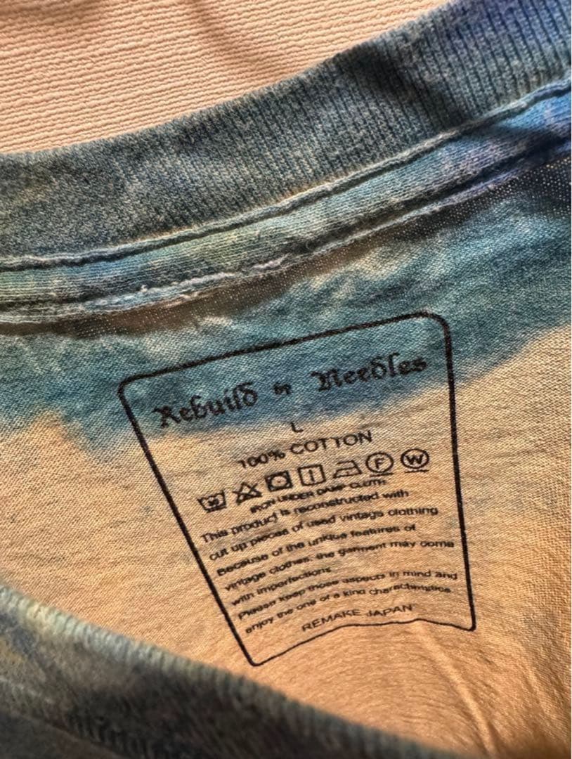 藤井風着用　rebuild by needles タイダイ ロンt Lサイズ