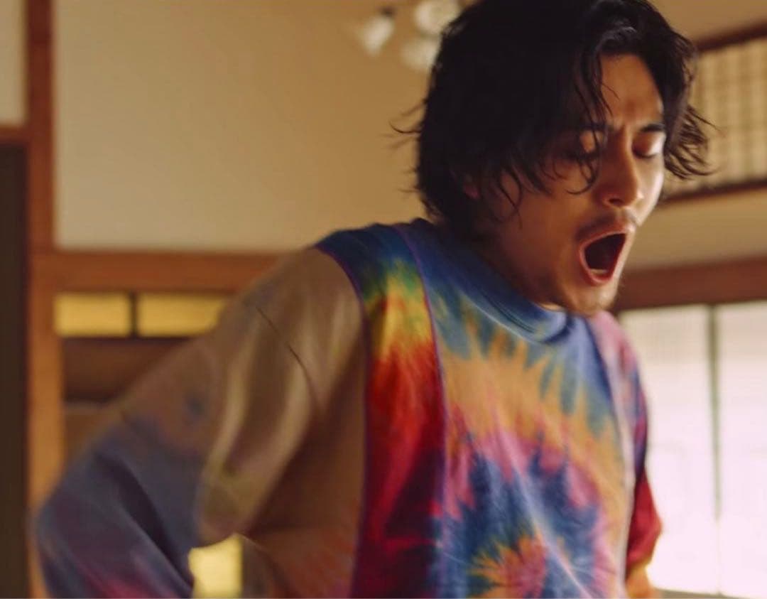 藤井風着用　rebuild by needles タイダイ ロンt Lサイズ