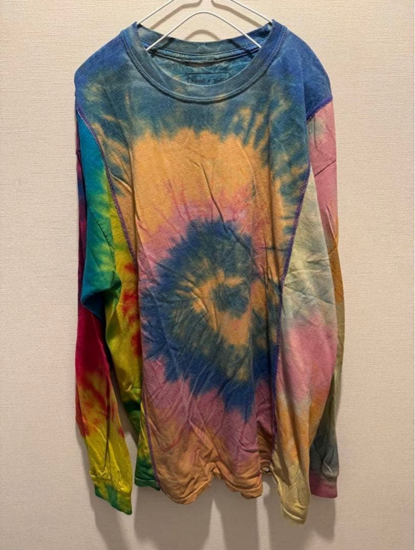 藤井風着用　rebuild by needles タイダイ ロンt Lサイズ