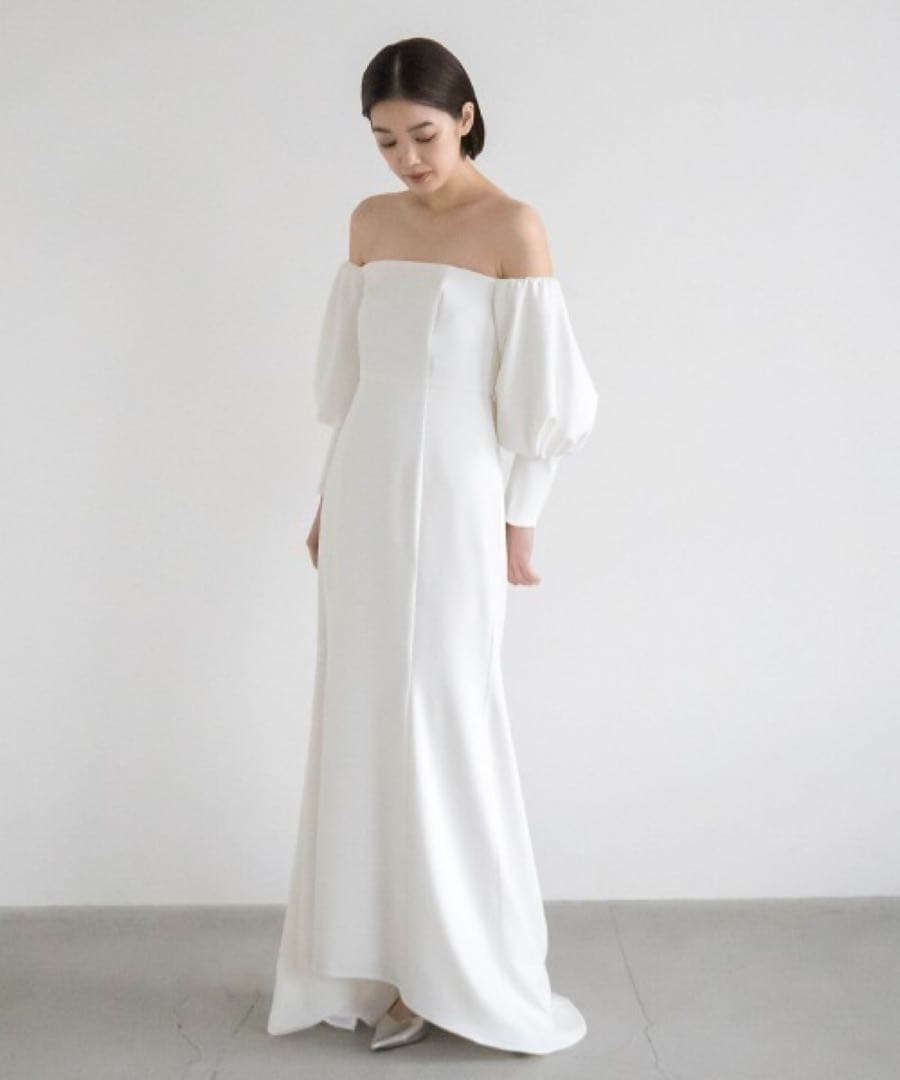 kaene オフショルマーメイドドレス　36 white collection