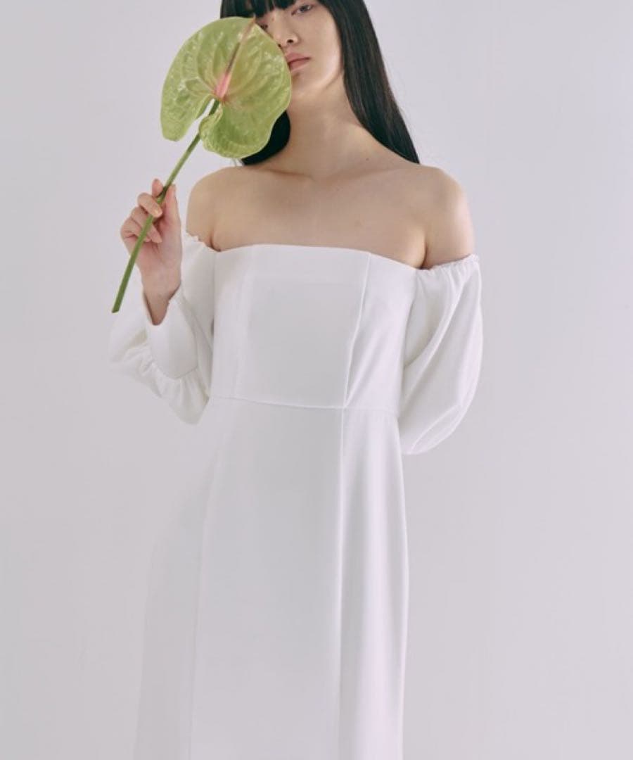 kaene オフショルマーメイドドレス　36 white collection