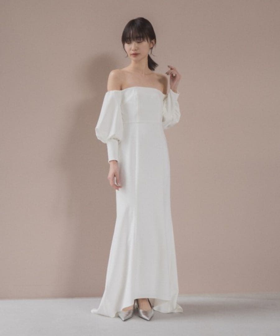 kaene オフショルマーメイドドレス　36 white collection