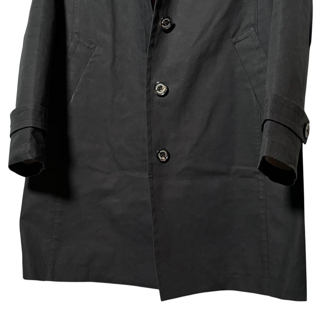 美品 マッキントッシュフィロソフィー ステンカラーコート ライナー 40 濃紺