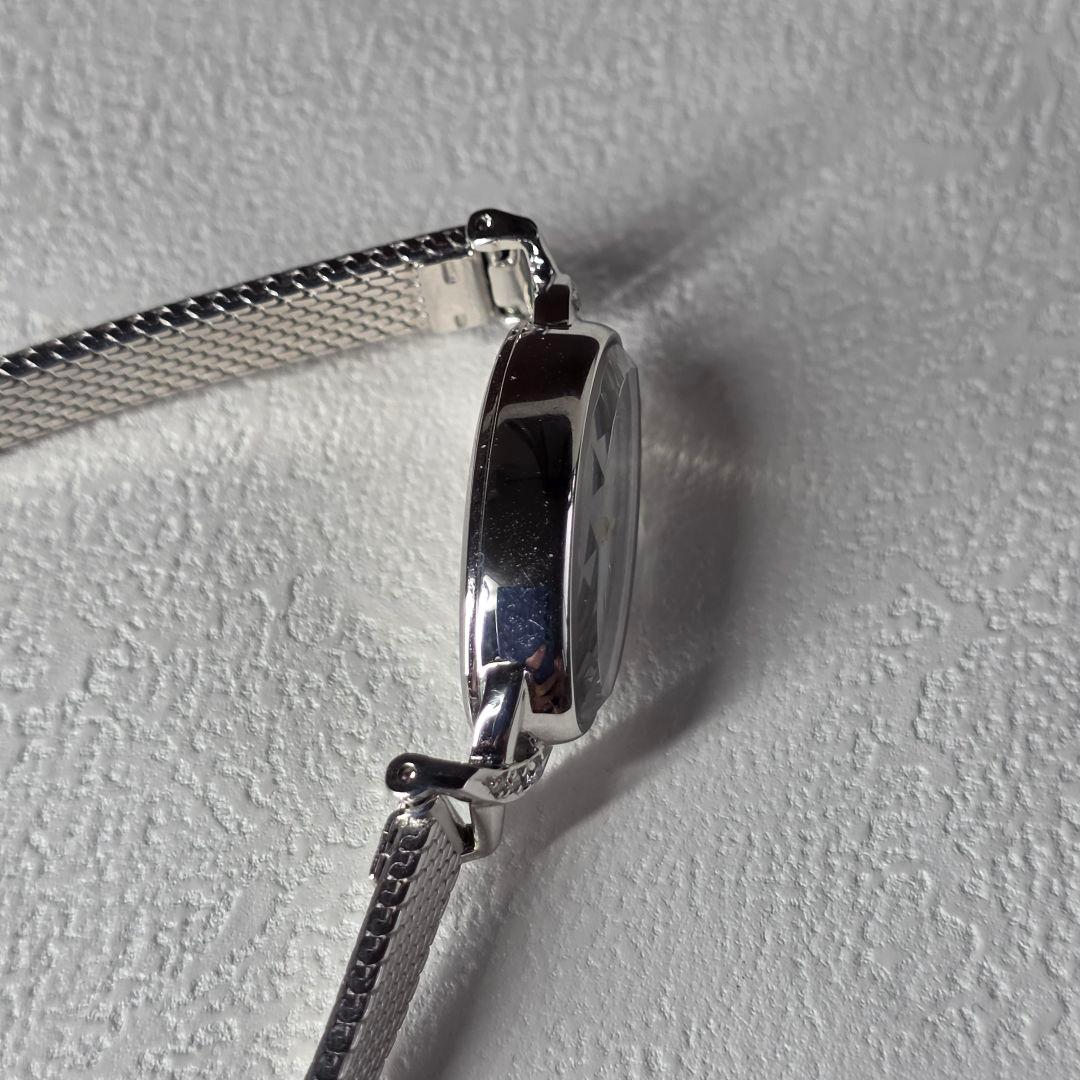 アガット agete オーバルフェイスジュエリーウォッチ 腕時計 K10 稼働品