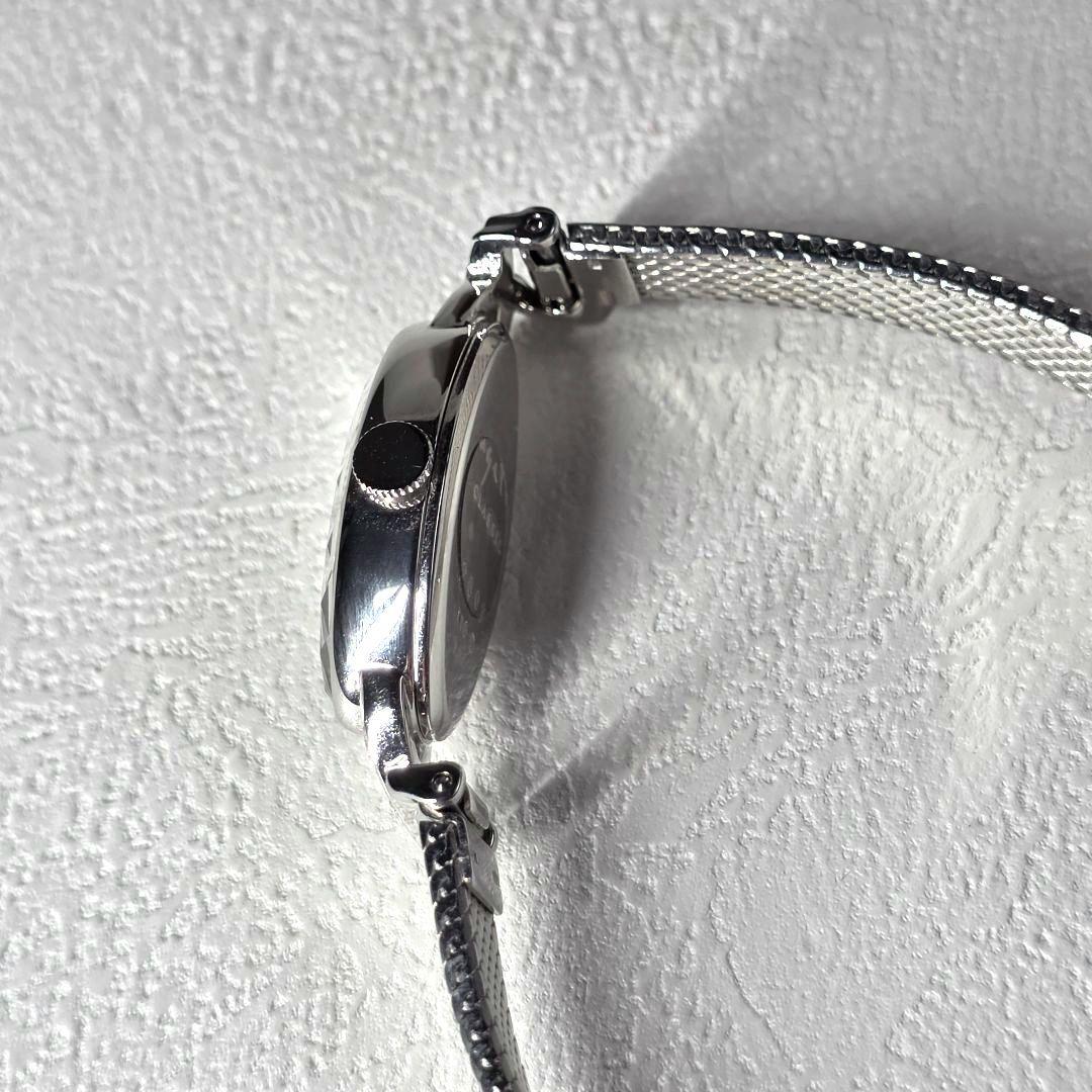 アガット agete オーバルフェイスジュエリーウォッチ 腕時計 K10 稼働品