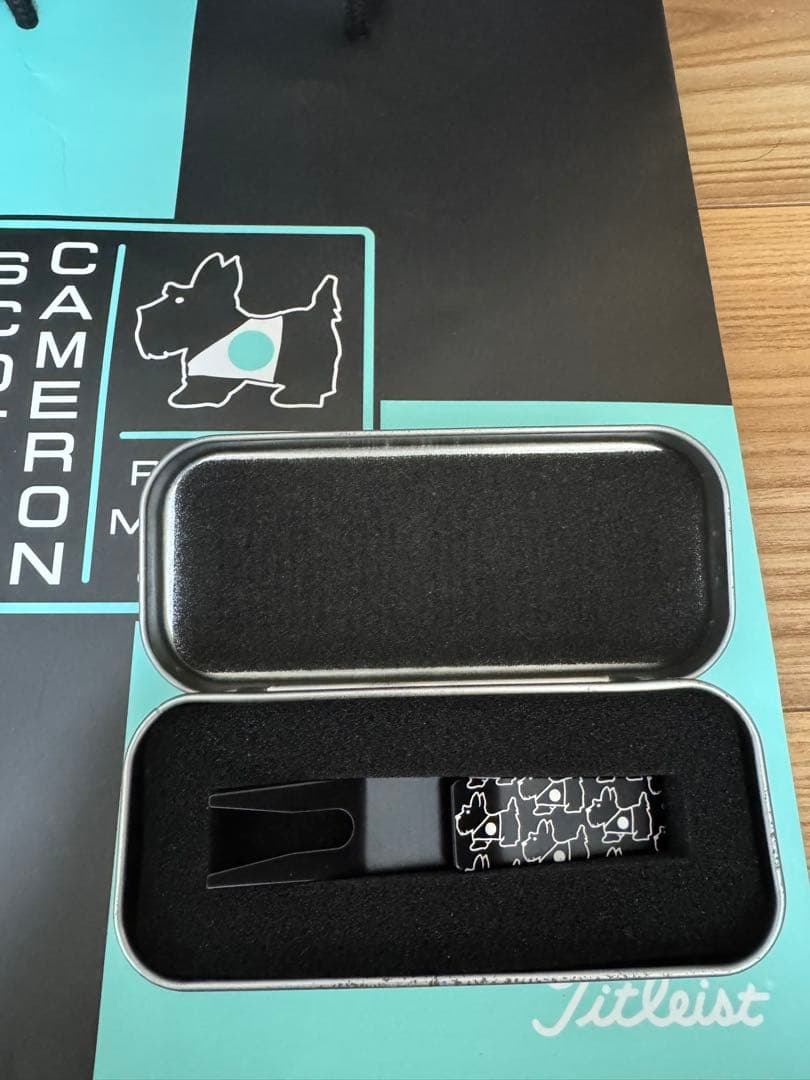 Scotty Cameronグリーンフォーク スコッティドッグティファニーブルー