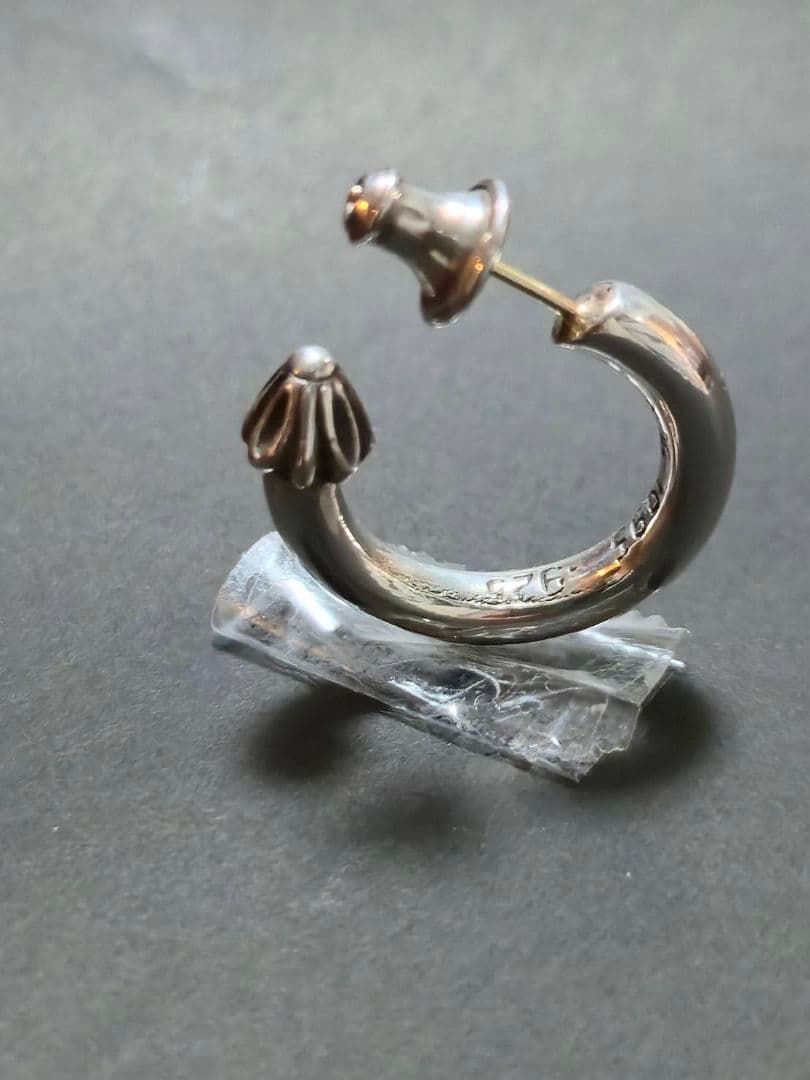 クロムハーツ　プレーンフープ型ピアス(片耳用)