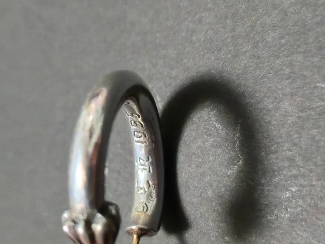 クロムハーツ　プレーンフープ型ピアス(片耳用)