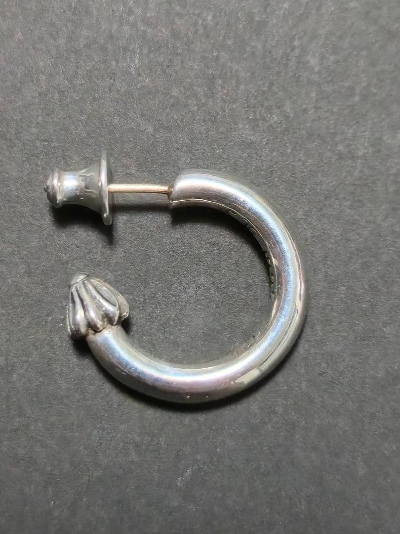 クロムハーツ　プレーンフープ型ピアス(片耳用)