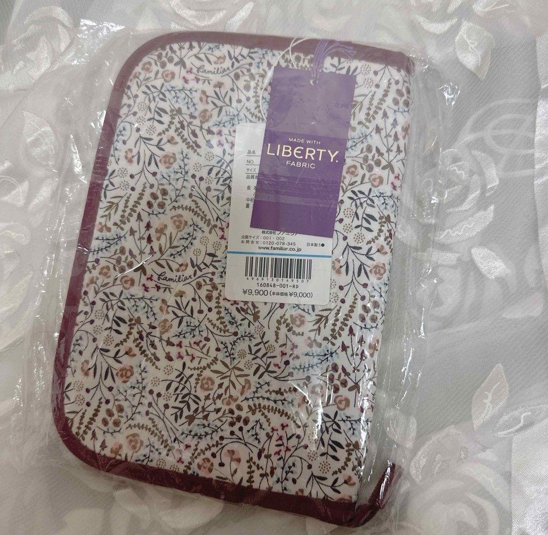 familiar ファミリア 母子手帳ケース リバティ 赤 レッド