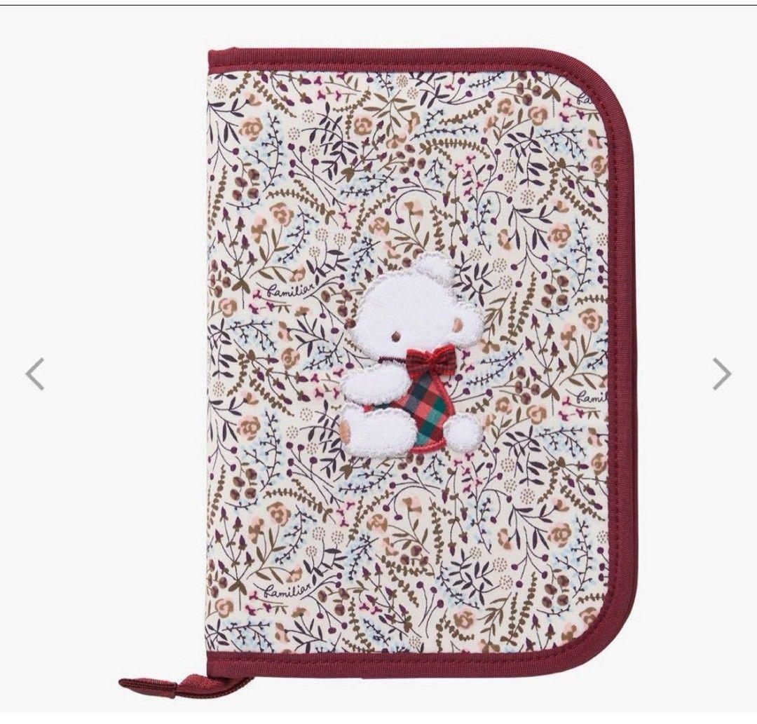 familiar ファミリア 母子手帳ケース リバティ 赤 レッド