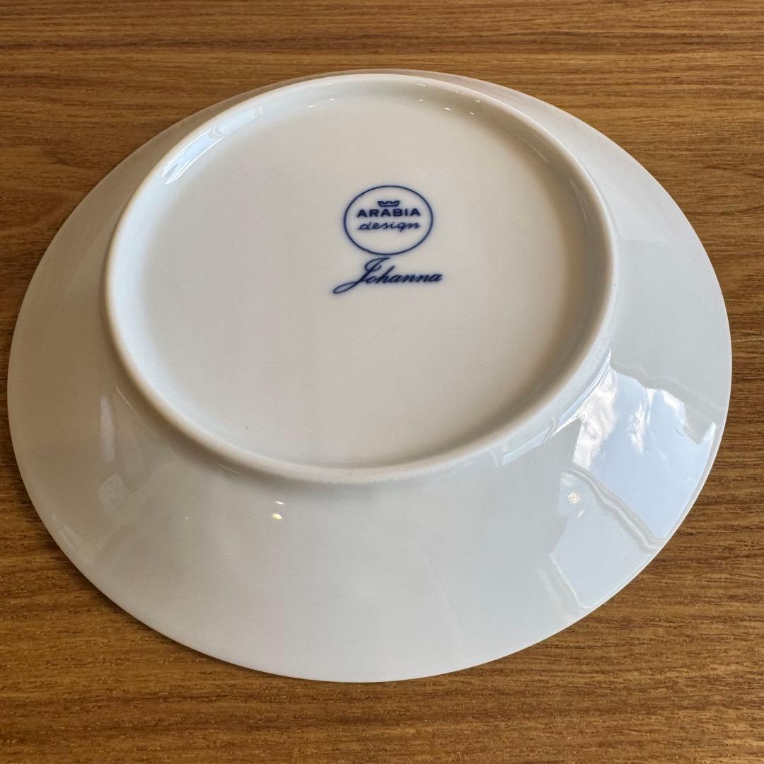 アラビア　ヨハンナ　デザートプレート　ケーキ皿　ヴィンテージ食器　2枚セット