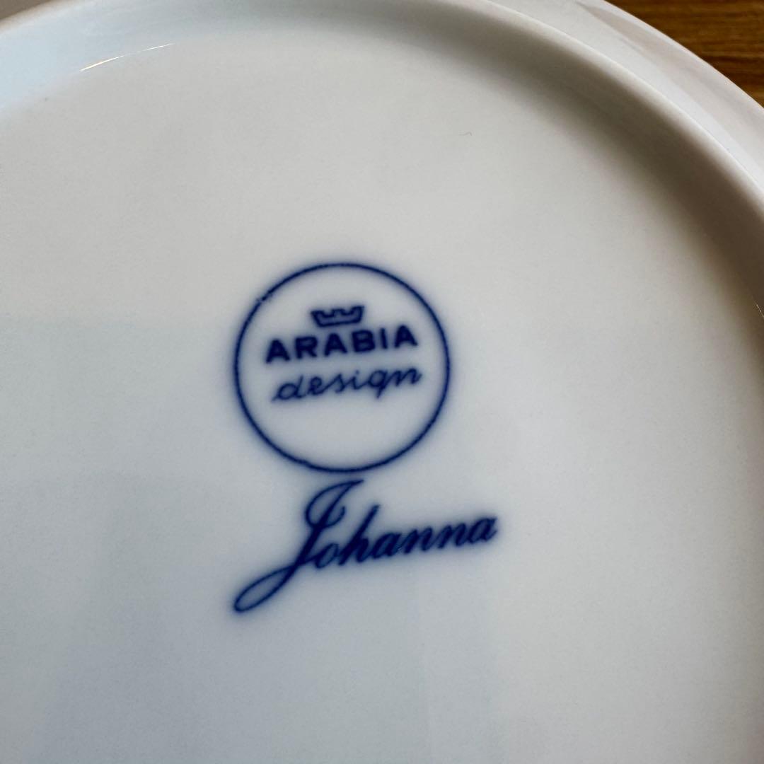 アラビア　ヨハンナ　デザートプレート　ケーキ皿　ヴィンテージ食器　2枚セット