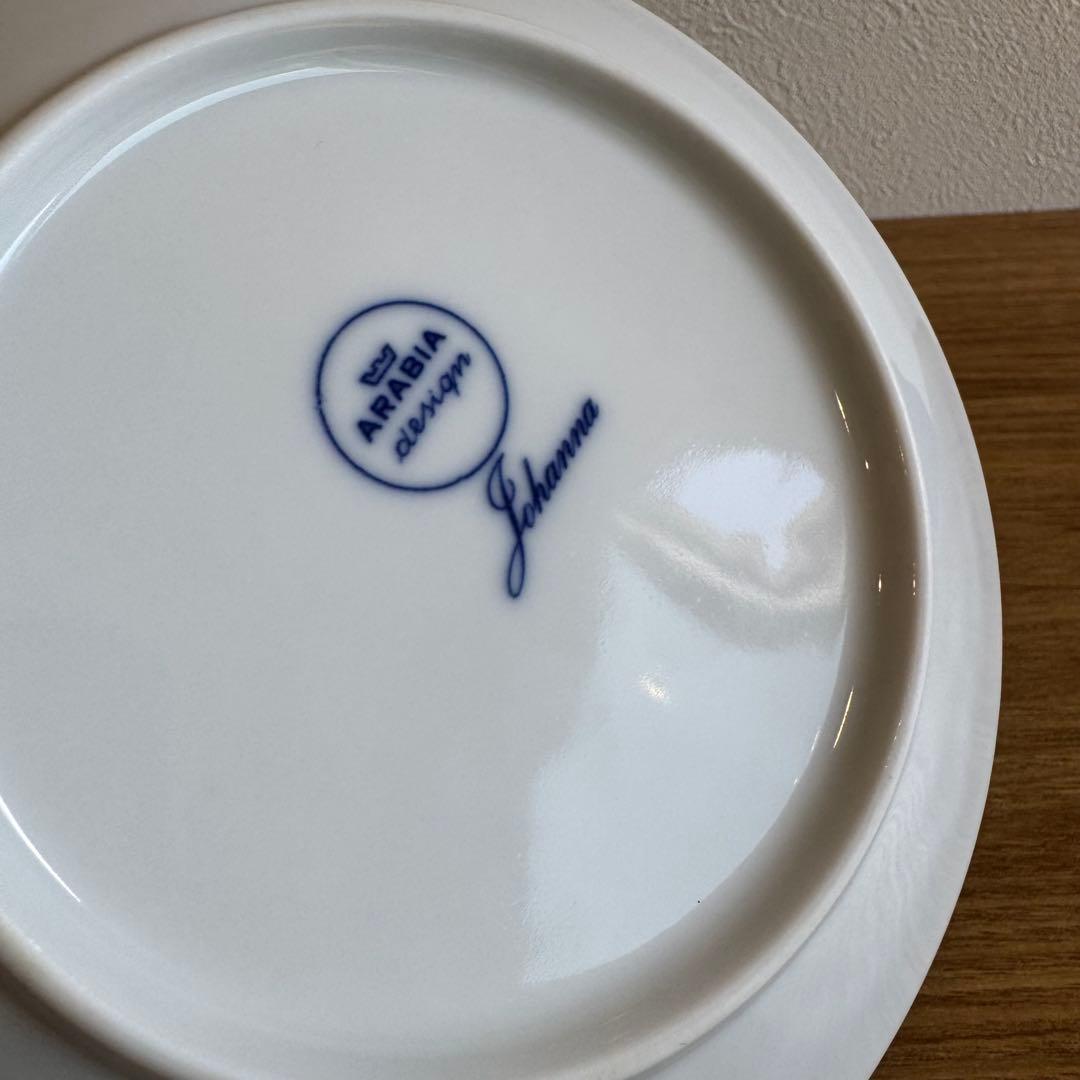 アラビア　ヨハンナ　デザートプレート　ケーキ皿　ヴィンテージ食器　2枚セット