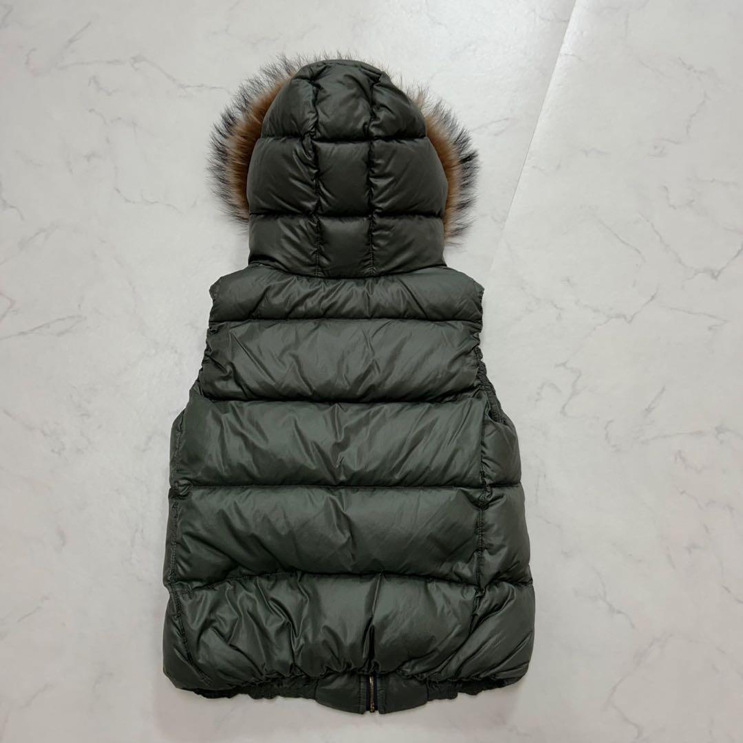 美品✨タトラス ダウンベスト ファー LTA-4128-10 サイズXS