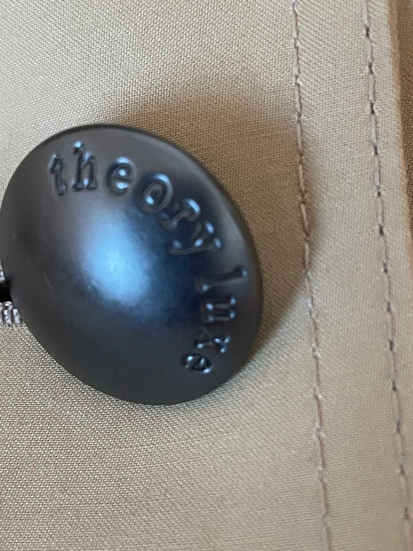 美品theory luxe ダブルブレスト トレンチコート 38