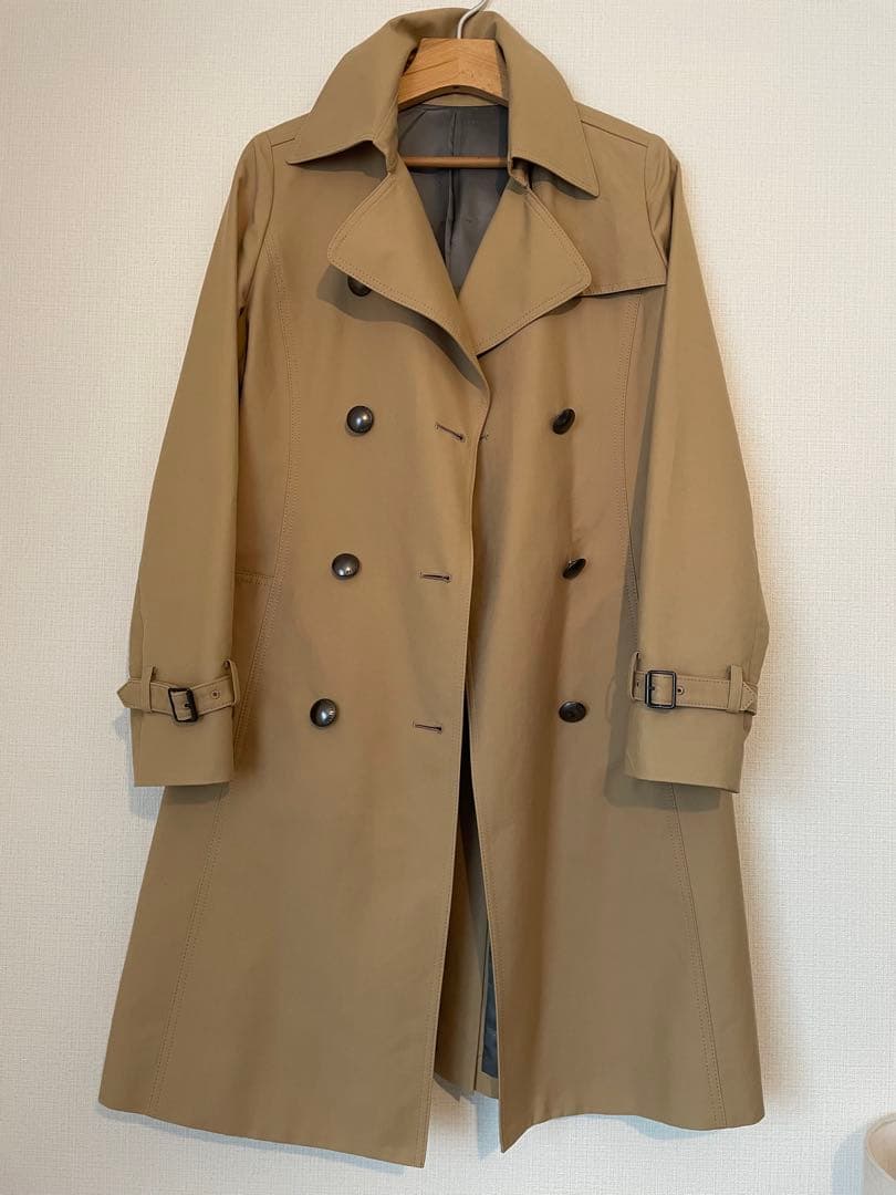 美品theory luxe ダブルブレスト トレンチコート 38