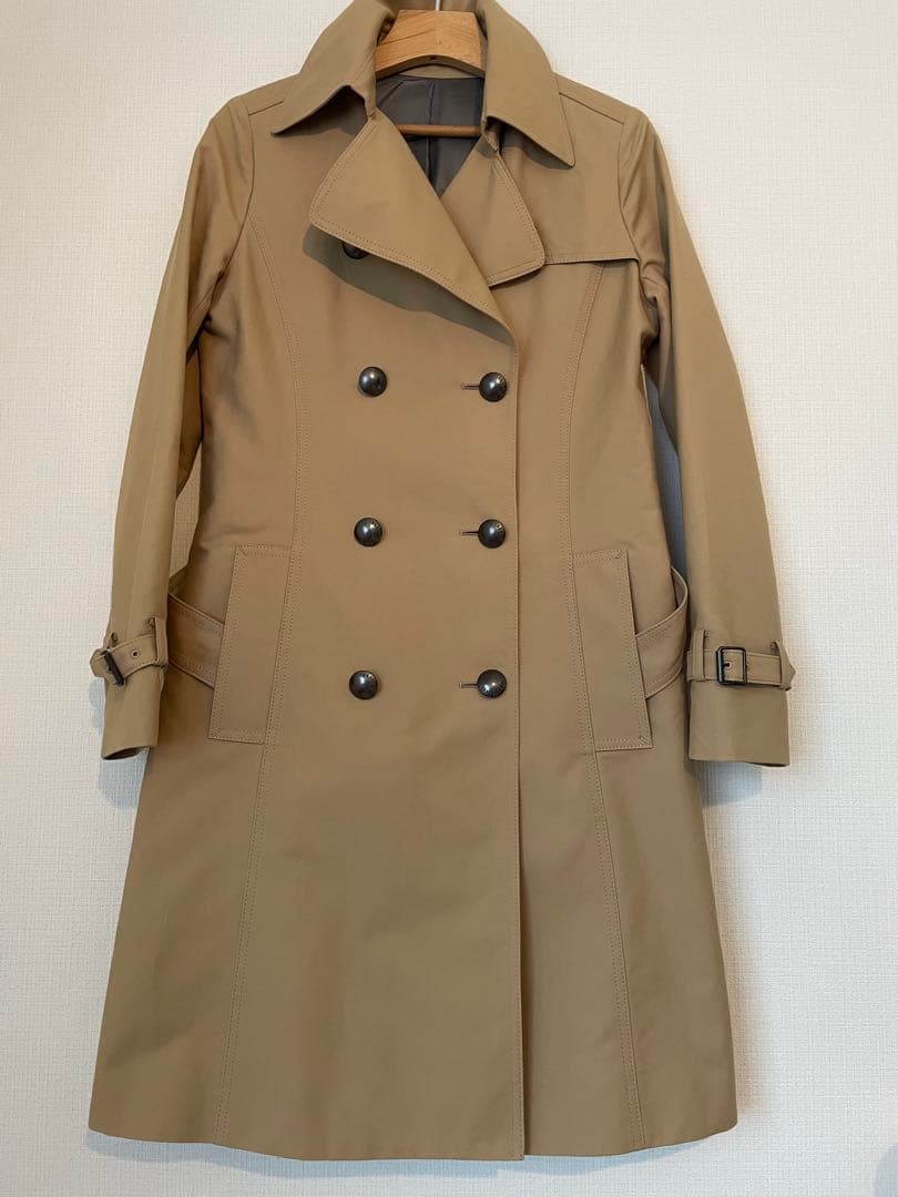 美品theory luxe ダブルブレスト トレンチコート 38