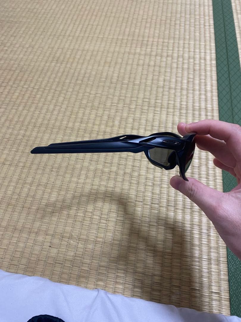 Oakley スポーツサングラス ブラック 偏光レンズ