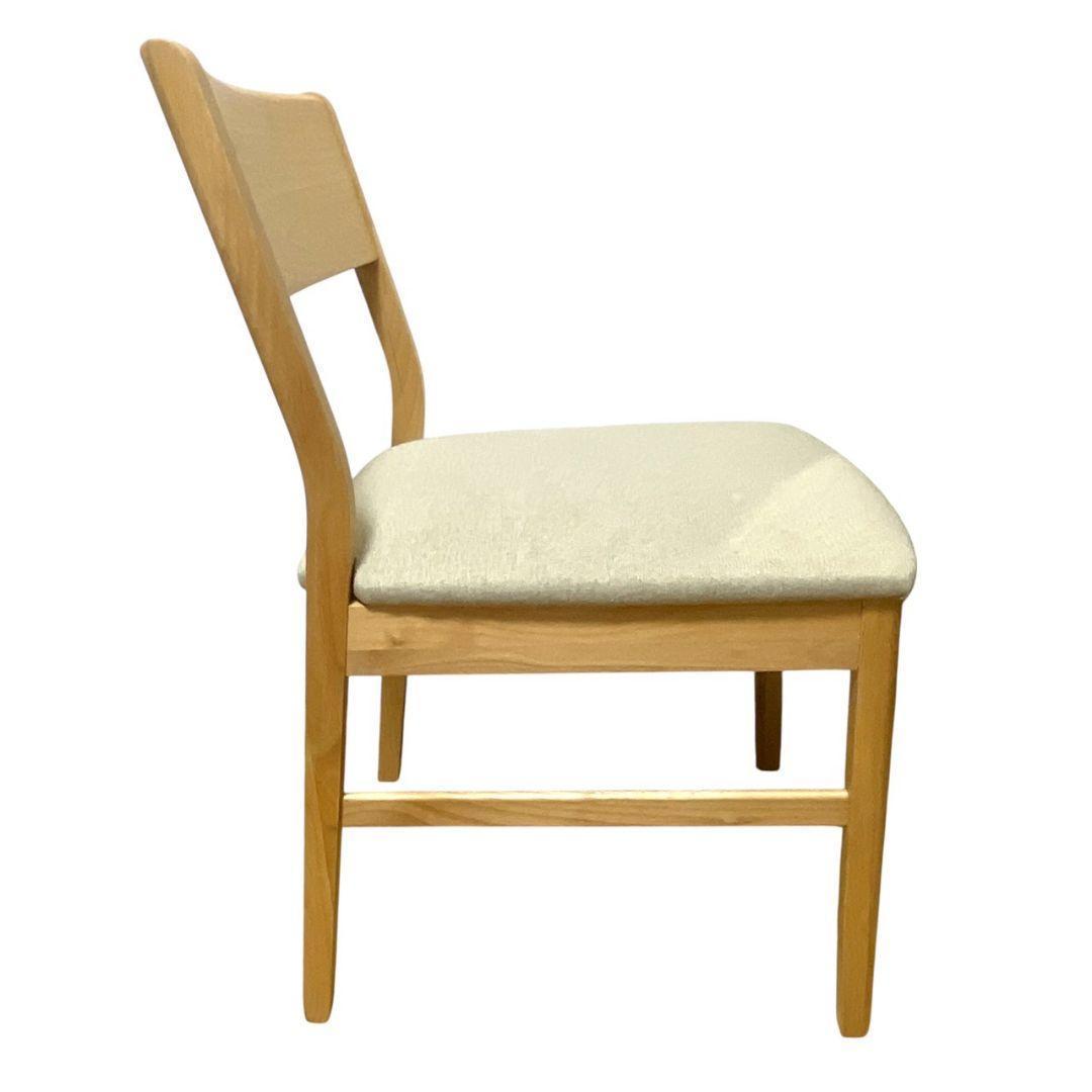 【美品】一生紀 リビングチェア B 木製 ナチュラル