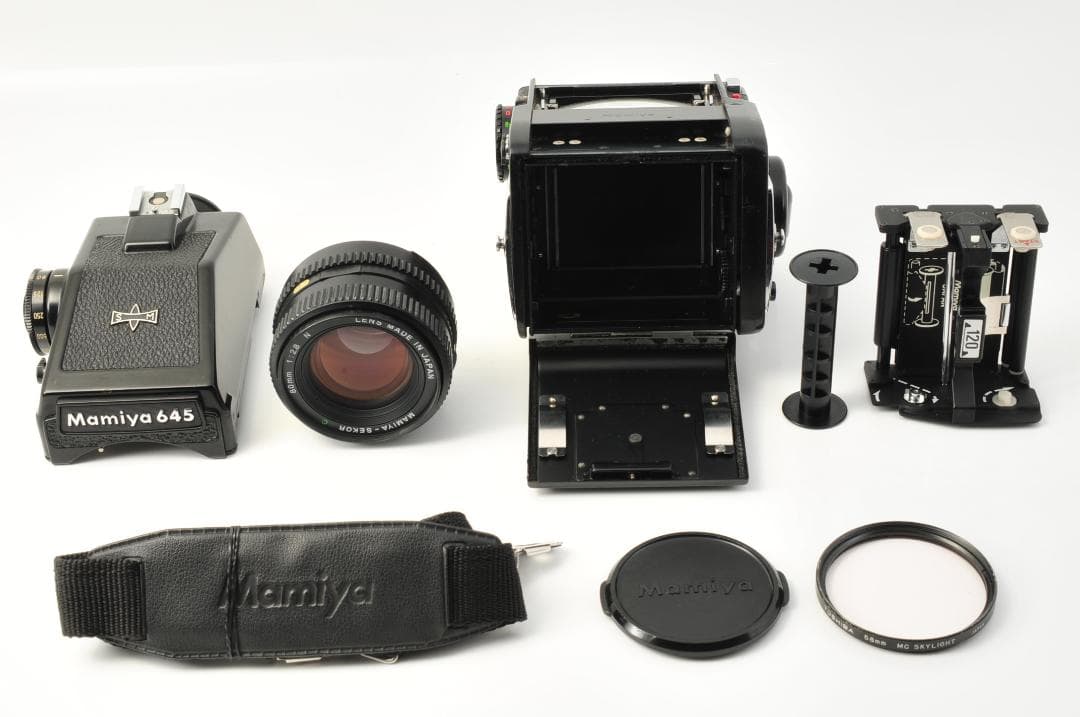 Mamiya M645 + Sekor C 80mm F1.8 後玉カビあり