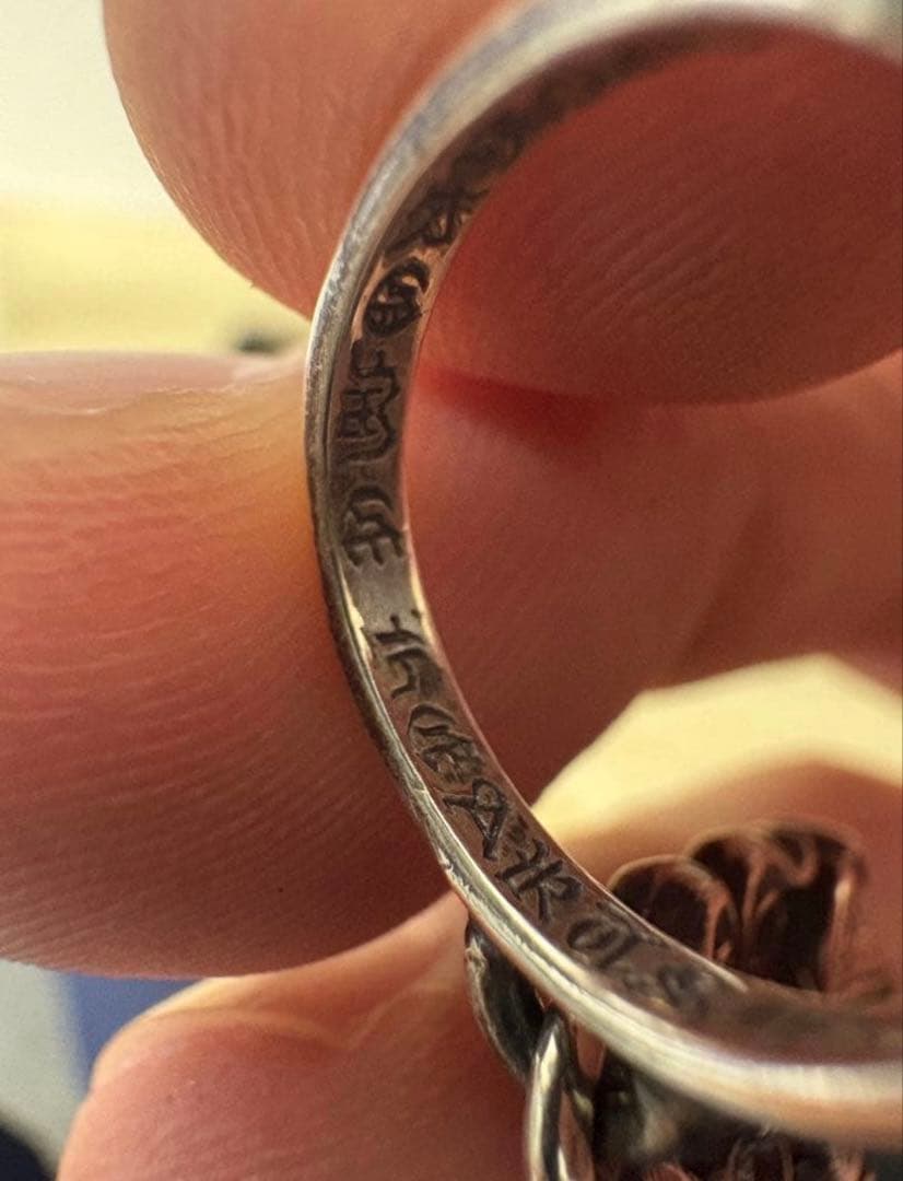 て*て様 【CHROME HEARTS】 クロムハーツ ダガーフープピアス