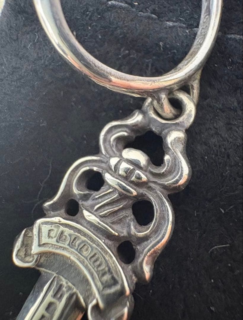 て*て様 【CHROME HEARTS】 クロムハーツ ダガーフープピアス