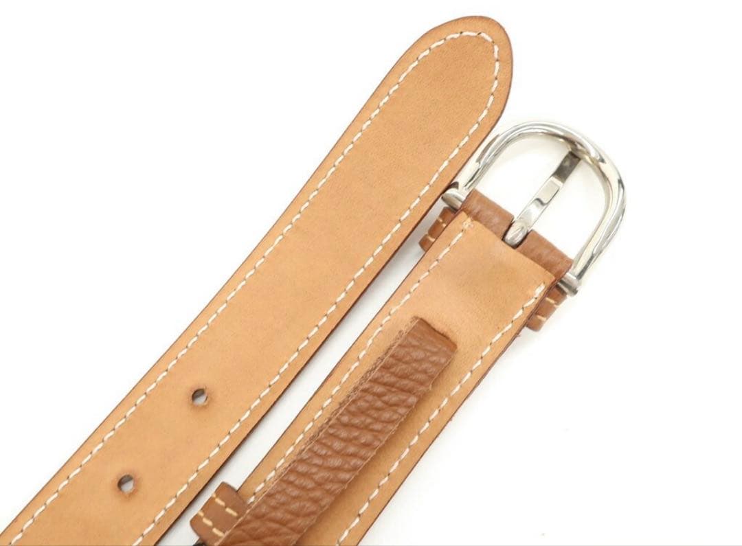 チェレリーニ タイユアタイ別注 レザー ベルト ブラウン