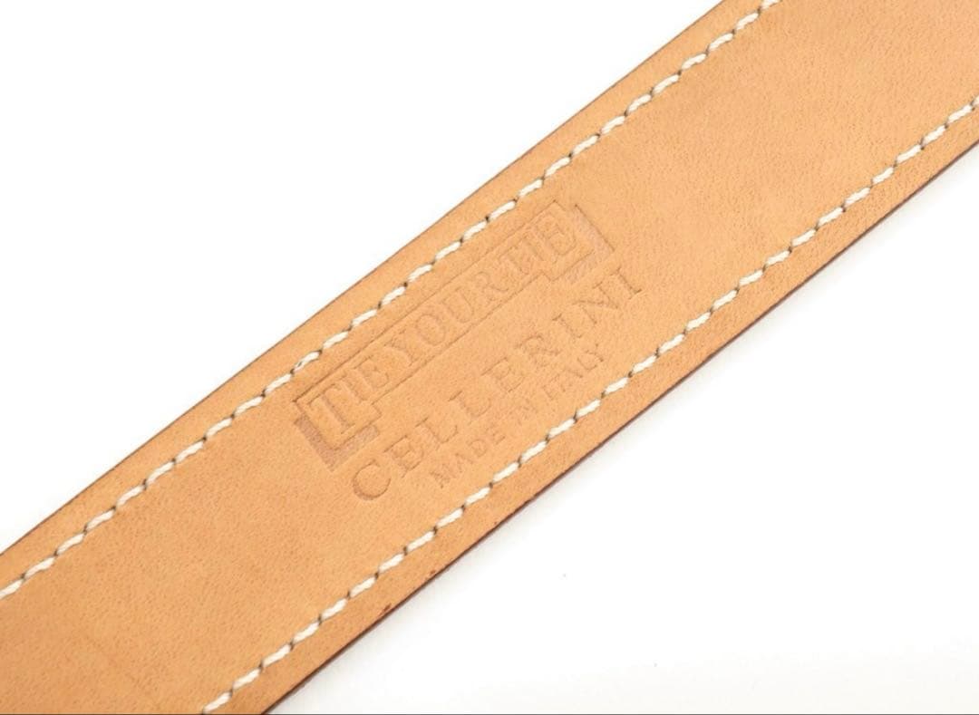チェレリーニ タイユアタイ別注 レザー ベルト ブラウン