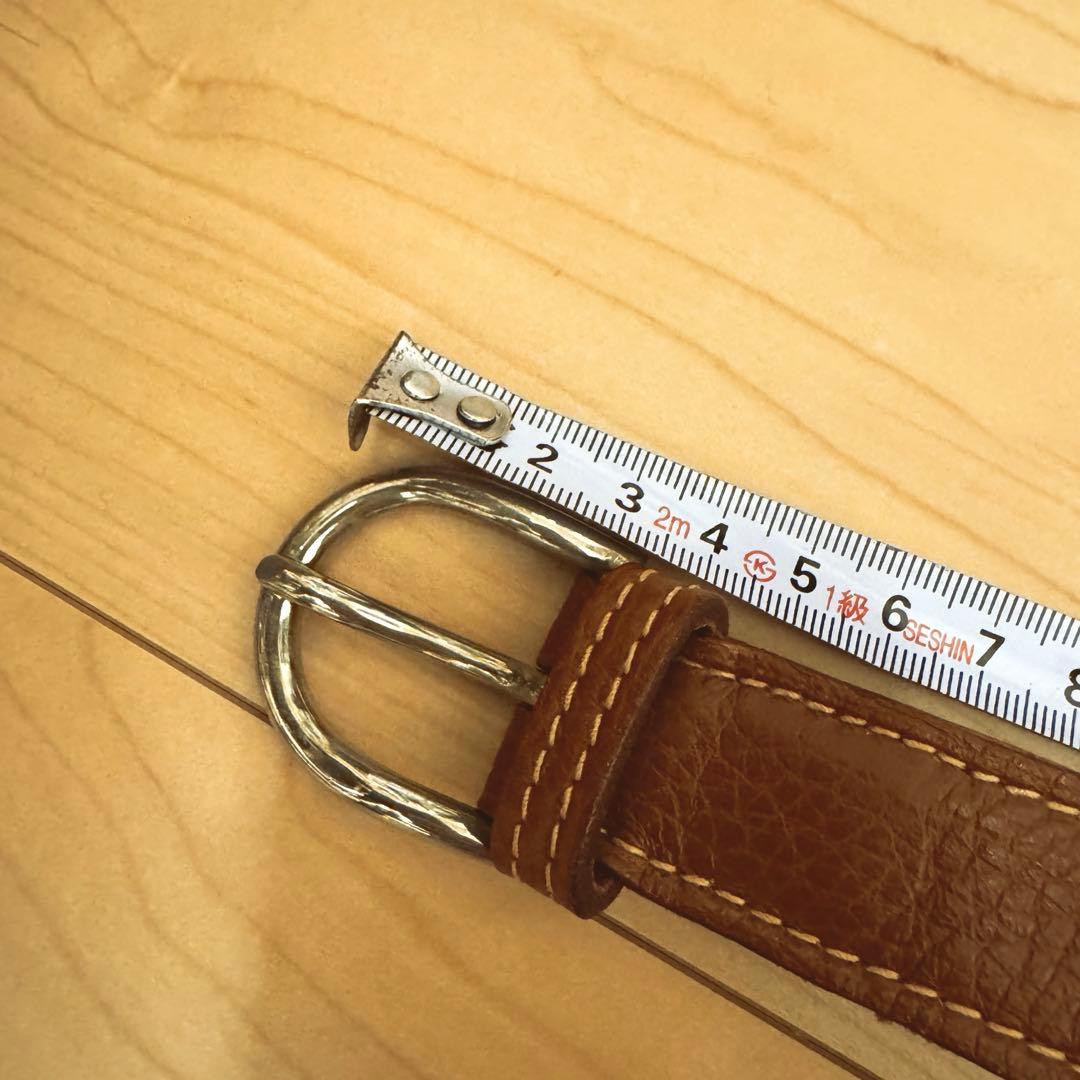 チェレリーニ タイユアタイ別注 レザー ベルト ブラウン