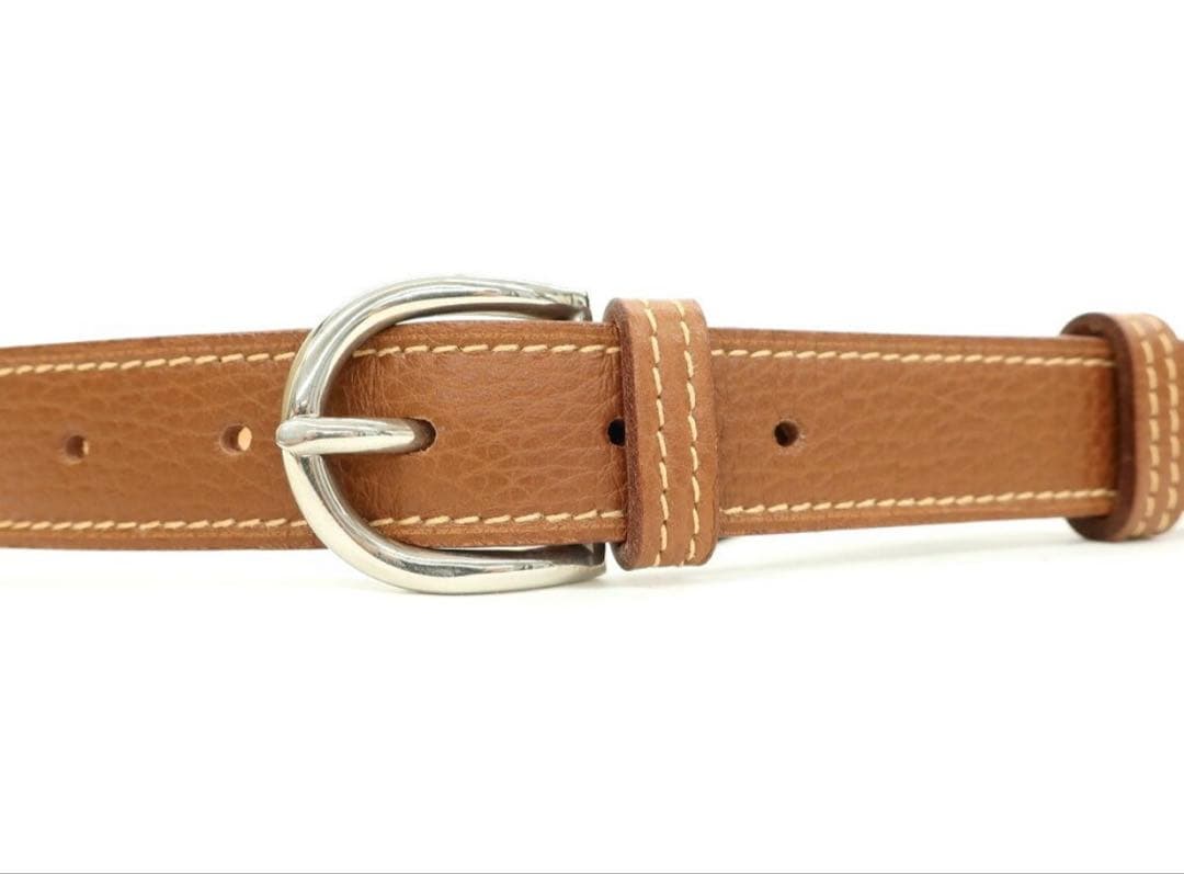 チェレリーニ タイユアタイ別注 レザー ベルト ブラウン