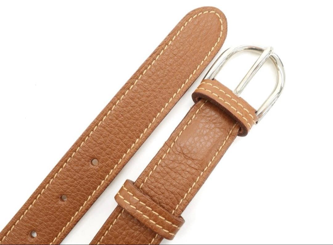 チェレリーニ タイユアタイ別注 レザー ベルト ブラウン