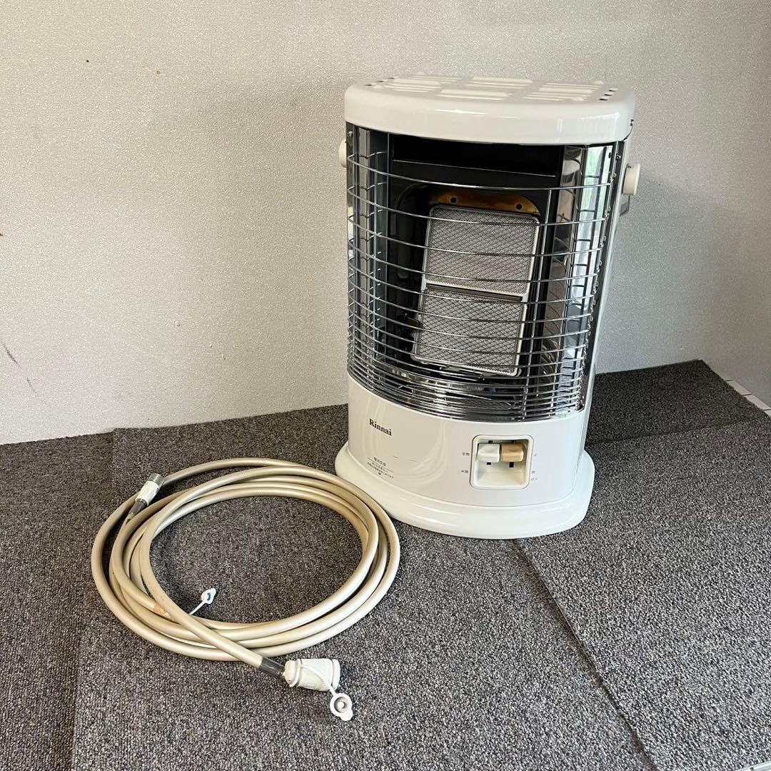 A41美品！リンナイ ガスストーブ LPガス ガスコード付き✨