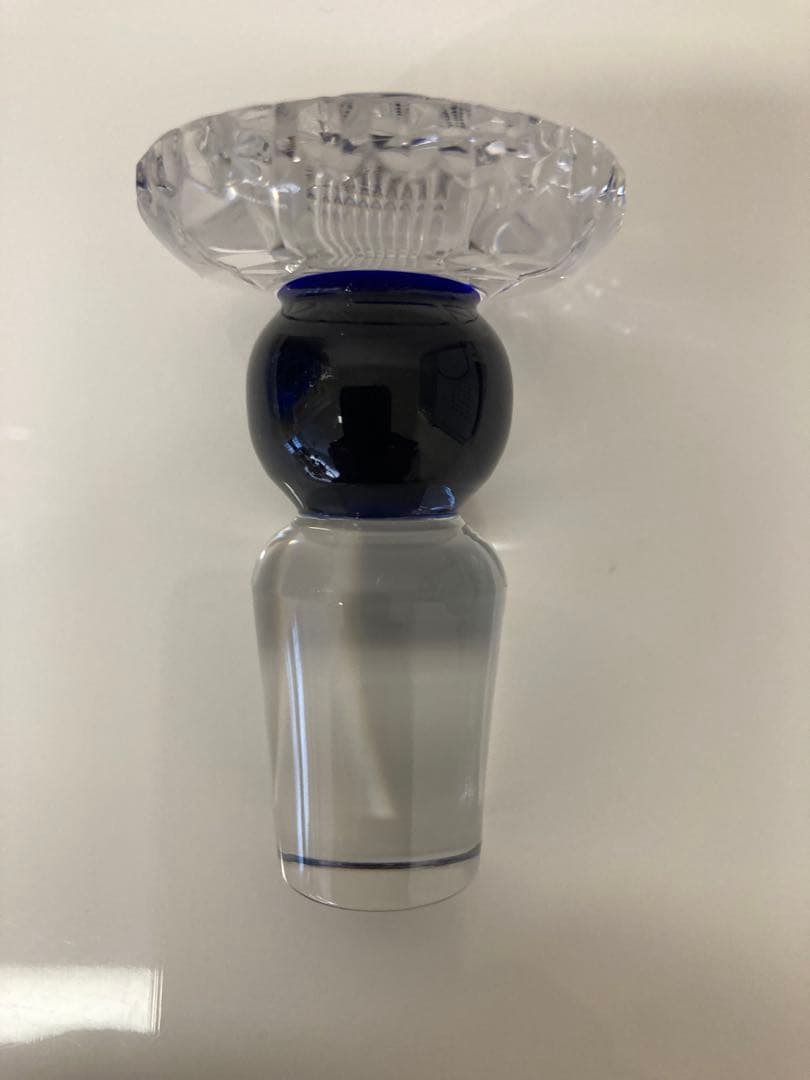 復元　薩摩切子 色被せガラス　栓付酒瓶　薩摩びーどろ工芸作