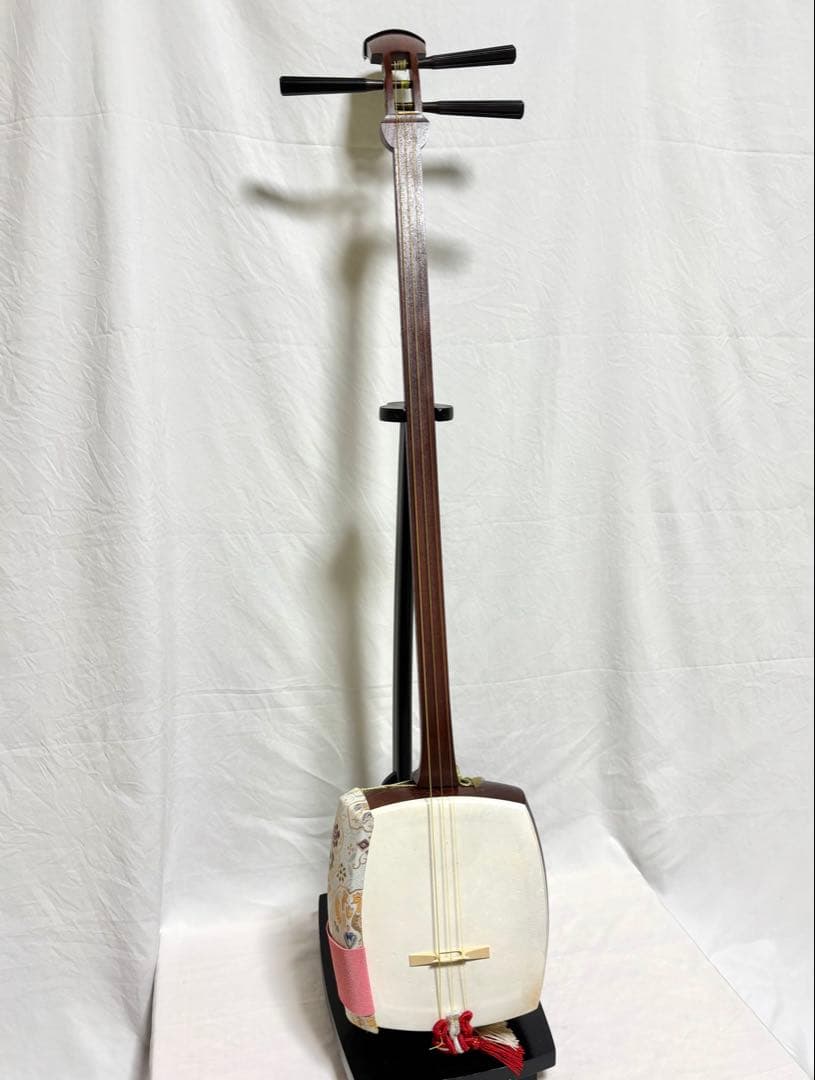 三味線セット 細棹 三つ折れ 長唄 萩江