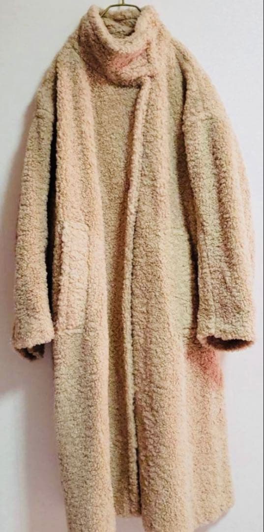 【お値下げ•人気商品•美品】アダムエロペ　ボアロングコート