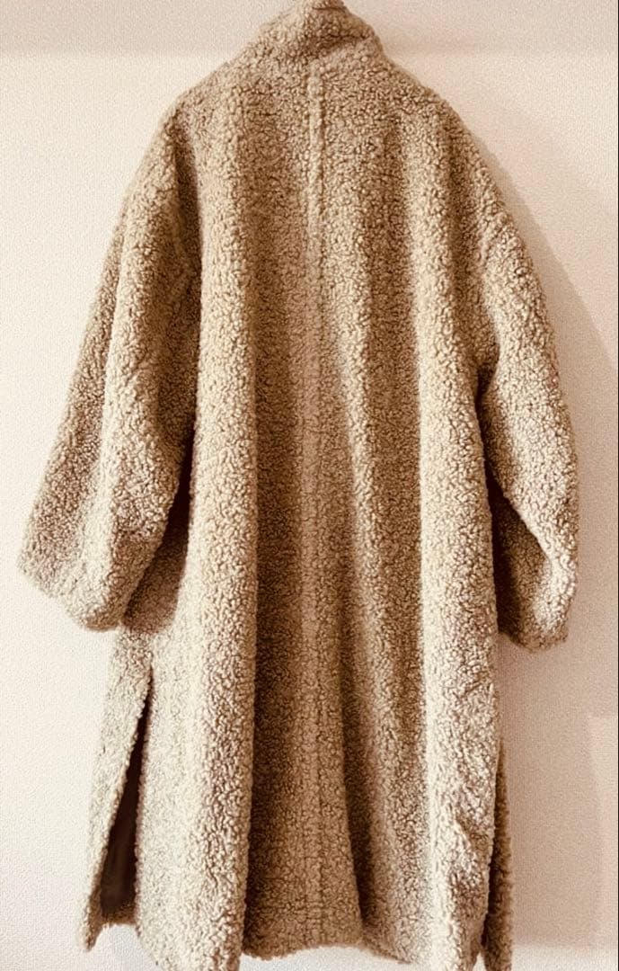 【お値下げ•人気商品•美品】アダムエロペ　ボアロングコート