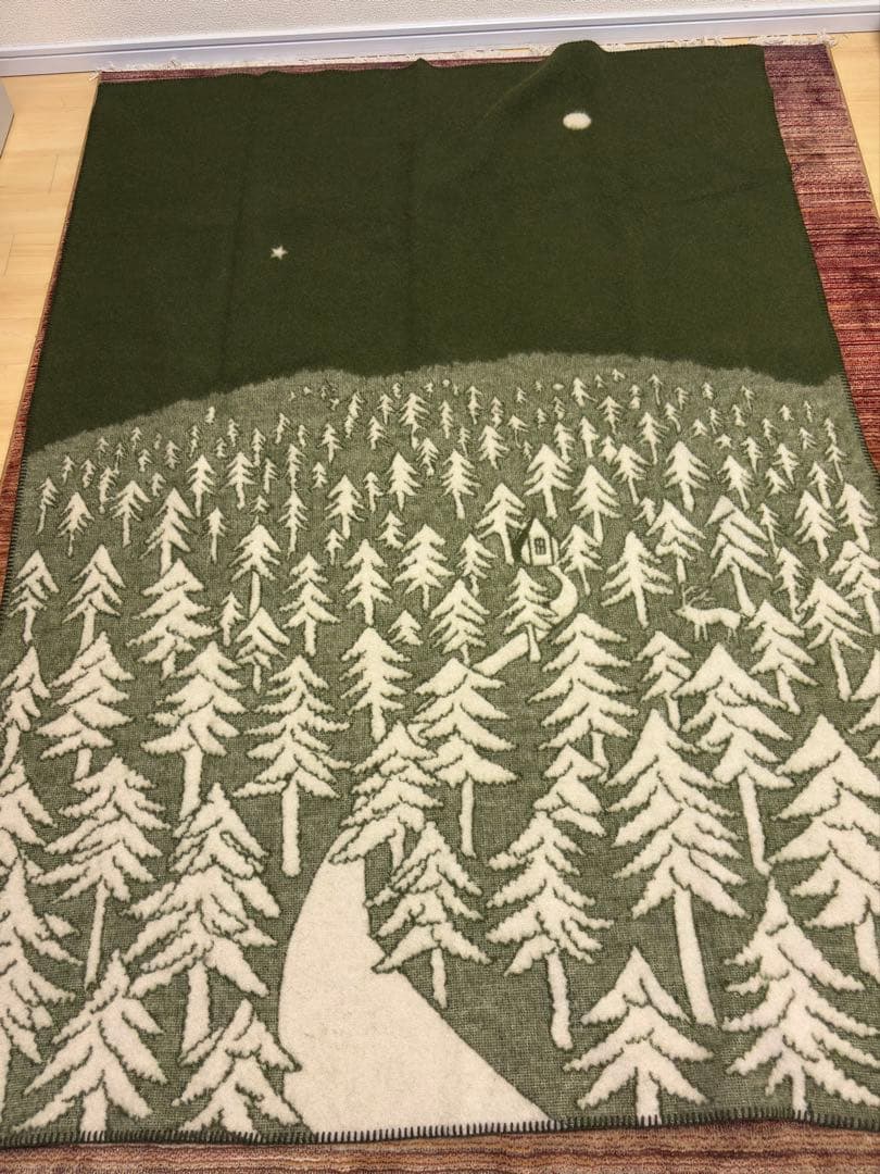 KLIPPAN(クリッパン) ミナペルホネン ブランケット　グリーン