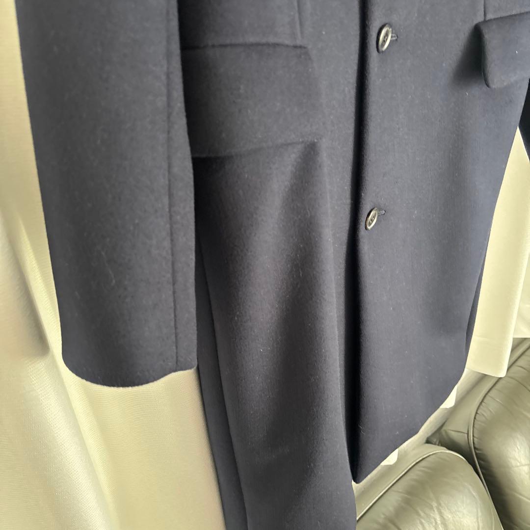【美品】paul smith ポールスミス　メンズ　チェスターコート　ネイビー