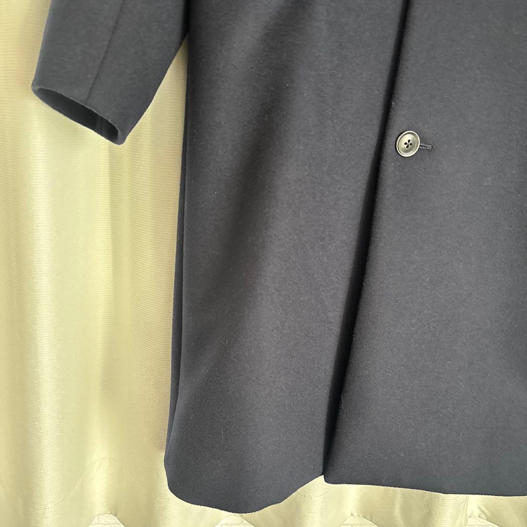 【美品】paul smith ポールスミス　メンズ　チェスターコート　ネイビー