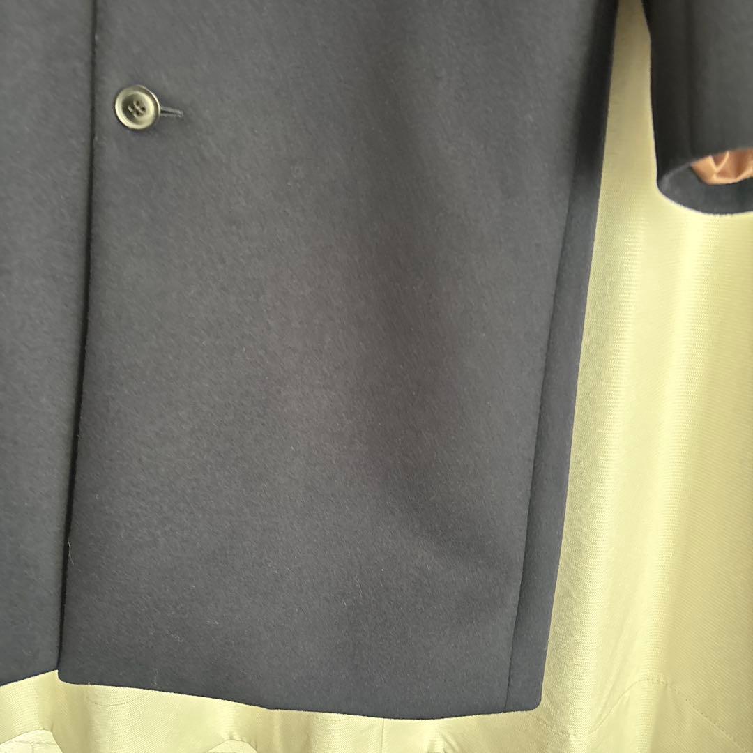 【美品】paul smith ポールスミス　メンズ　チェスターコート　ネイビー