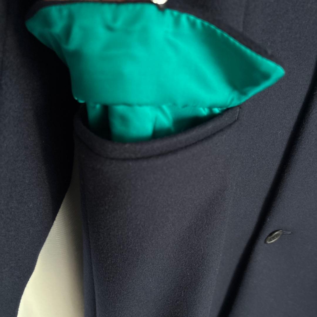 【美品】paul smith ポールスミス　メンズ　チェスターコート　ネイビー