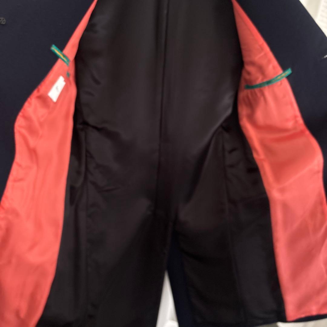 【美品】paul smith ポールスミス　メンズ　チェスターコート　ネイビー