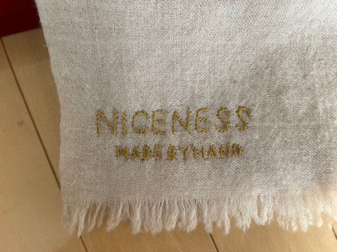 NICENESS CHIC パシュミナストール　natural