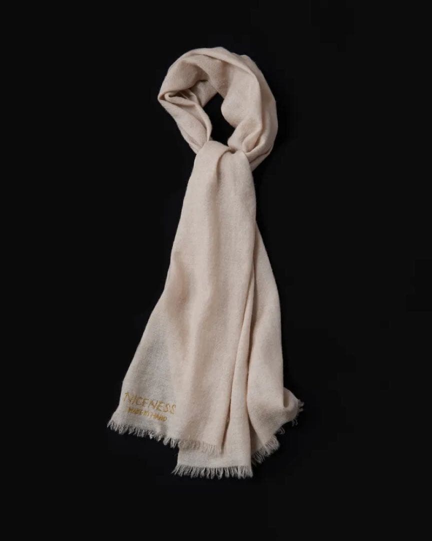 NICENESS CHIC パシュミナストール　natural