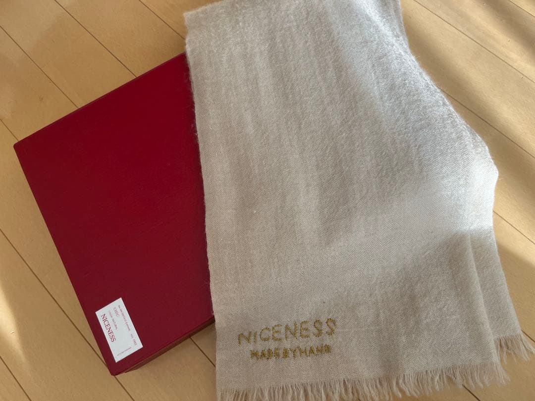 NICENESS CHIC パシュミナストール　natural