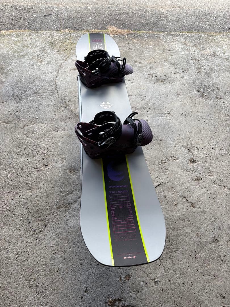 スノーボード バインディング付き