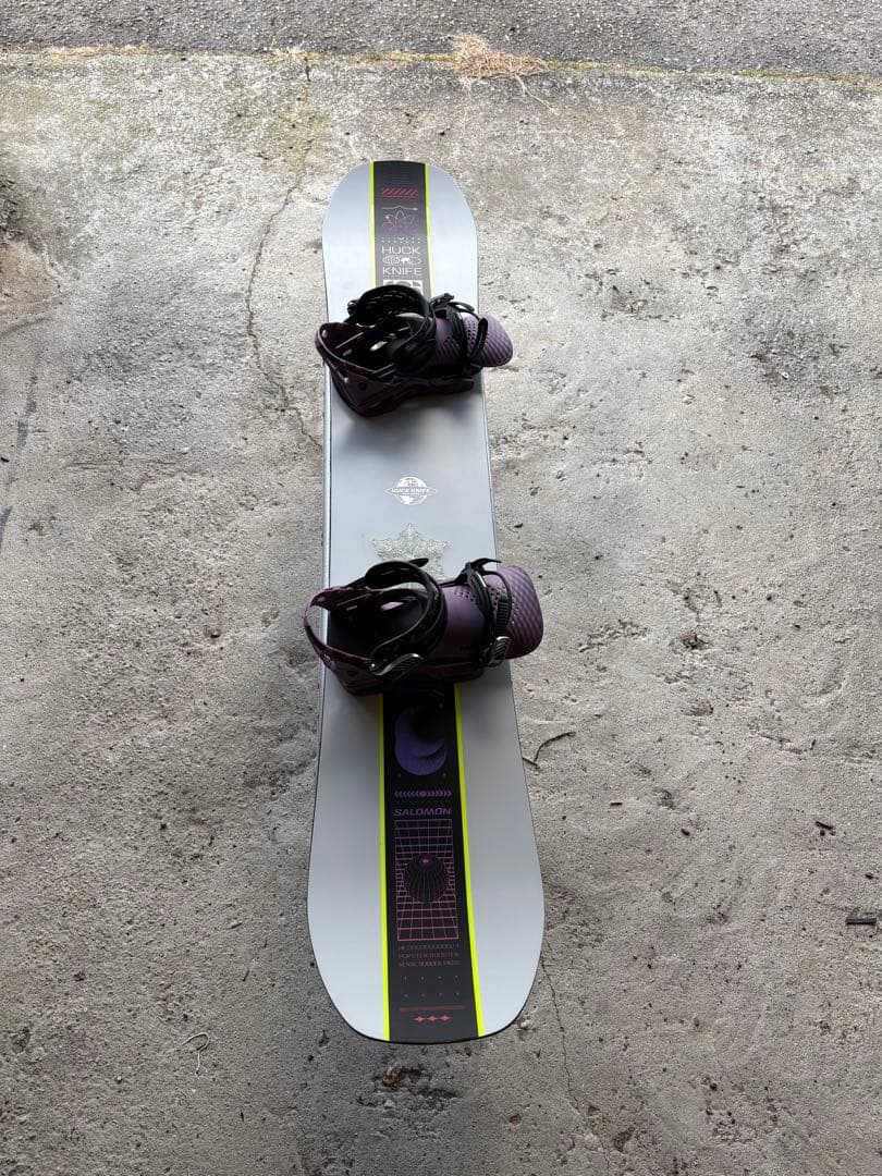 スノーボード バインディング付き